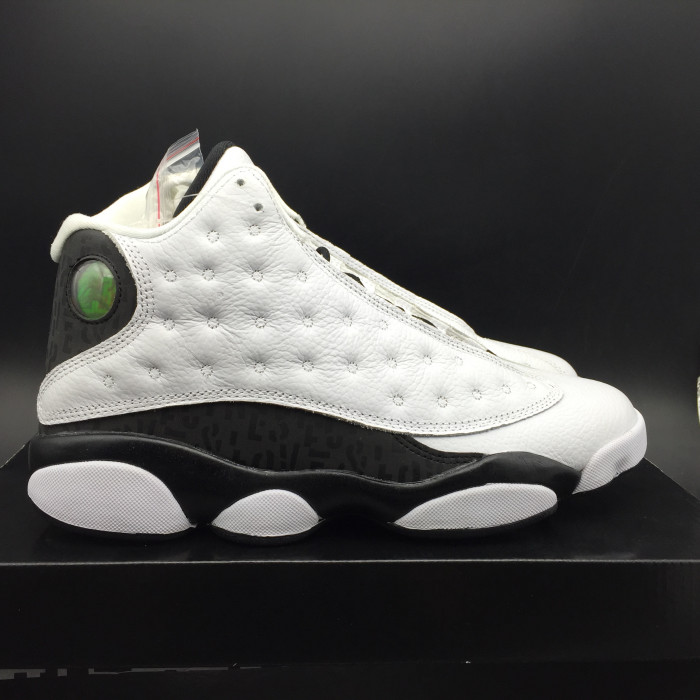 AIR JORDAN 13 RETRO SNGL DAY "LOVE AND RESPECT" black/ white mens 888164-112