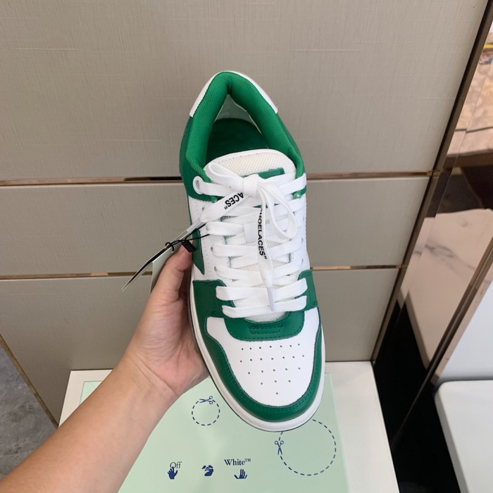 OFF WHITE™ C/O VIRGIL ABLOH OUT OF OFFICE LOW-TOP LEATHER SNEAKERS "OOO"