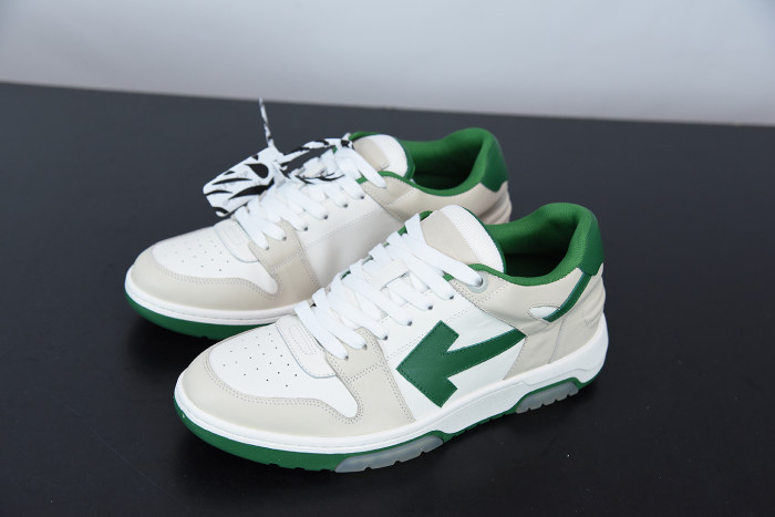 OFF WHITE™ C/O VIRGIL ABLOH OUT OF OFFICE LOW-TOP LEATHER SNEAKERS "OOO"